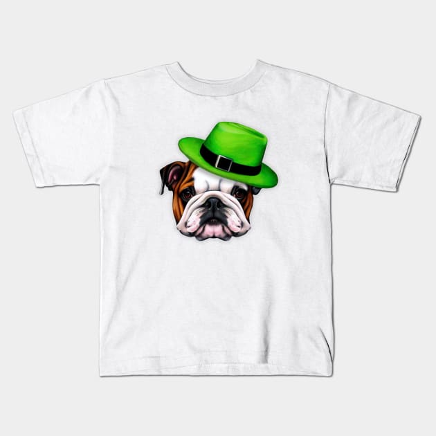 Realistic Bulldog #4 Kids T-Shirt by bulldogr